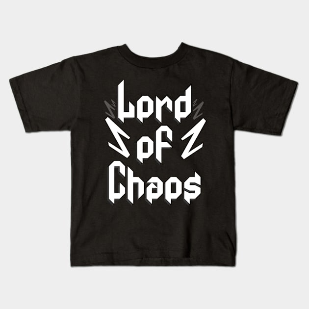 Lord of Chaos Kids T-Shirt by milistardust